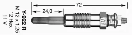Свічка розжарення NGK 4356