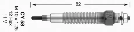 Glow plug. Свеча накаливания NGK 5486