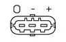 Датчик тиску у впускному колекторі (3 pin) VOLVO S60 II, S80 II, V40, V60 I, V70 III, XC60 I CITROEN JUMPER III FORD B-MAX, C-MAX II, ECOSPORT, FIESTA VI, FIESTA VII, FOCUS III 1.0-3.2D 04.06- NGK 93061 (фото 2)