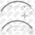 Тормозные колодки барабанные Matiz NIBK FN11821 (фото 1)