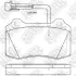 Колодки тормозные Jeep, Jaguar, Tesla, Volvo, Chrysler, Citroen, Alfa NIBK PN0202W (фото 1)