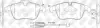 Колодки передние с датчиком Jaguar, Land Rover, Volvo, Ford, PSA NIBK PN0462W (фото 1)