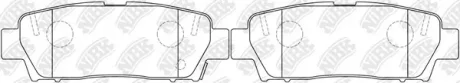 Колодки дискового тормоза NIBK PN1323
