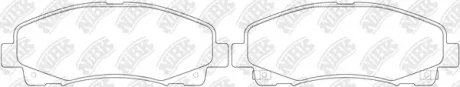 Колодки гальм. NIBK PN28003
