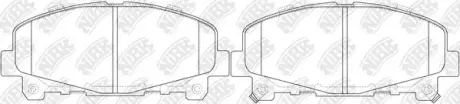 КОЛОДКИ ГАЛЬМ. NIBK PN8865