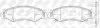 Колодки передние Ignis, Swift, Agila (A) NIBK PN9807 (фото 1)