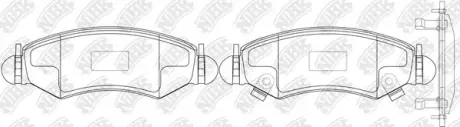 Колодки передние Ignis, Swift, Agila (A) NIBK PN9807