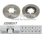 Тормозной диск NIPPARTS J3300317 (фото 1)
