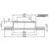 Brake disc. Диск тормозной NIPPARTS J3302071 (фото 1)