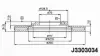 Тормозной диск NIPPARTS J3303034 (фото 1)