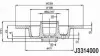 Тормозной диск NIPPARTS J3314000 (фото 1)
