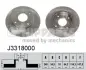 Тормозной диск NIPPARTS J3318000 (фото 1)