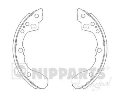 Комплект тормозных колодок NIPPARTS J3500308