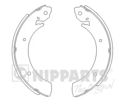Комплект тормозных колодок NIPPARTS J3500502