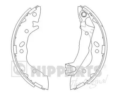 Комплект тормозных колодок NIPPARTS J3500509