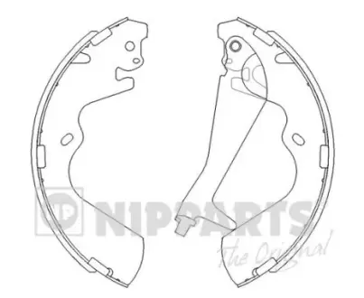 Комплект тормозных колодок NIPPARTS J3500515