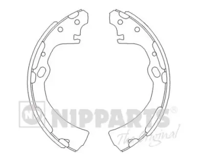 Комплект тормозных колодок NIPPARTS J3501038