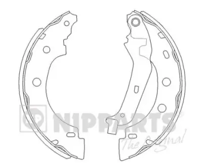 Комплект тормозных колодок NIPPARTS J3501056