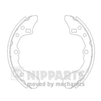 Комплект тормозных колодок NIPPARTS J3503027