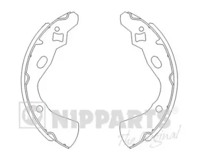 Комплект тормозных колодок NIPPARTS J3503030