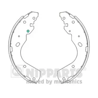 Комплект тормозных колодок NIPPARTS J3503051