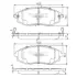 Комплект тормозных колодок, дисковый тормоз NIPPARTS J3600912 (фото 1)