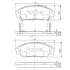 Комплект тормозных колодок, дисковый тормоз NIPPARTS J3604023 (фото 1)