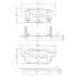 Комплект тормозных колодок, дисковый тормоз NIPPARTS N3618002 (фото 1)