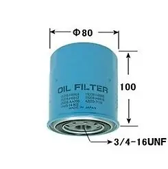 Oil filter, Spin-On. Фильтр масляный, накручиваемый NISSAN/INFINITI 15208G3100