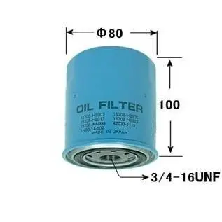 Oil filter, Spin-On. Фильтр масляный, накручиваемый NISSAN/INFINITI 15208H1011