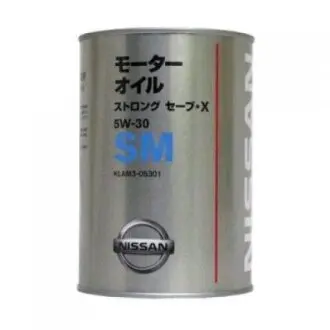 Масло моторное, NISSAN Strong Save-X Motor Oil, SAE 5W-30, 1L NISSAN/INFINITI KLAM305301