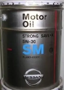 Масло моторное, NISSAN Strong Save-X Motor Oil, SAE 5W-30, 20L NISSAN/INFINITI KLAM305302