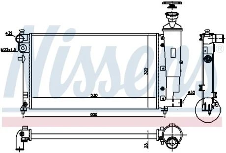 Автозапчасть NISSENS 61276