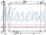 радіатор охолодження двигуна NISSAN TERRANO2 27TD MT 96-02 (вир-во nissens) NISSENS 68708A - фото 6
