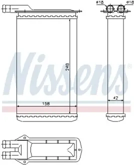 Радіатор опалення NISSENS 71942