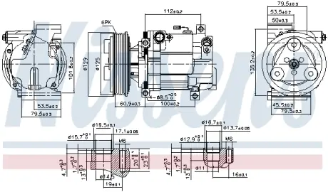 Компресор кондиціонера First Fit NISSENS 89549