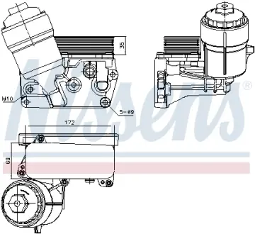 Радіатор оливний NISSENS 91310
