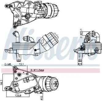 Масляный радиатор NISSENS 91349