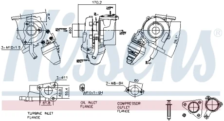 Турбокомпресор First Fit NISSENS 93629