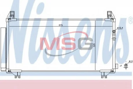 Конденсер кондиціонера NISSENS 940369