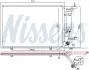 Радіатор кондиціонера NISSENS 940500 (фото 7)