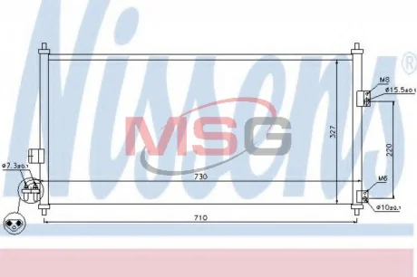 Автозапчасть NISSENS 94889
