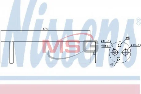 Осушувач кондиціонера NISSENS 95481