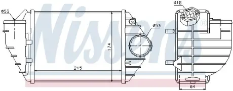 Радіатор наддуву NISSENS 96690