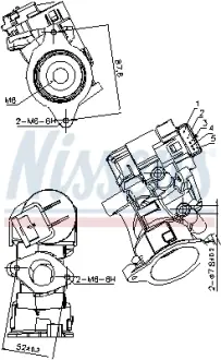 Клапан EGR First Fit NISSENS 98181