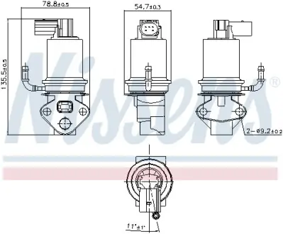 Клапан EGR First Fit NISSENS 98201