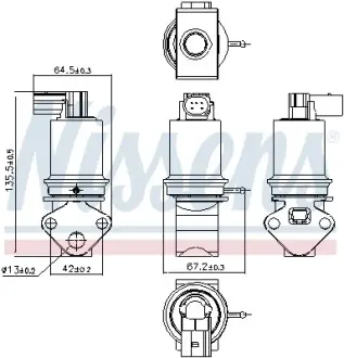 Клапан EGR First Fit NISSENS 98202