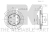 Тормозной диск NK 202234 (фото 3)