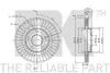 Диск гальм. Ford Tranzit Connect 02- NK 202555 (фото 3)