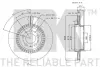 Диск гальмівний NK 204852 (фото 3)
